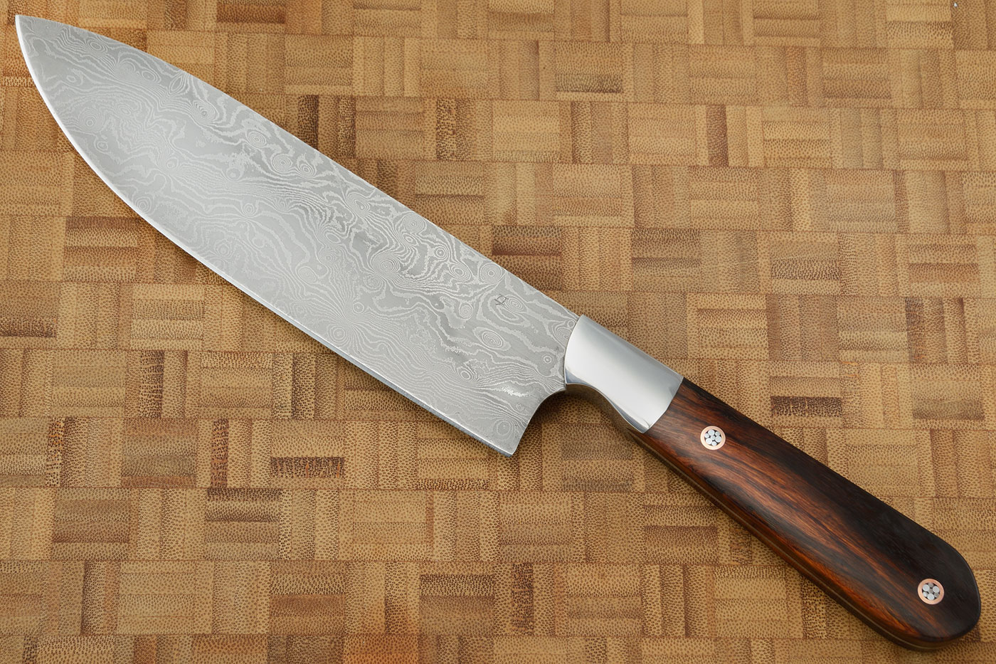 Damascus Chef's Knife (7-1/8 in) with Ironwood