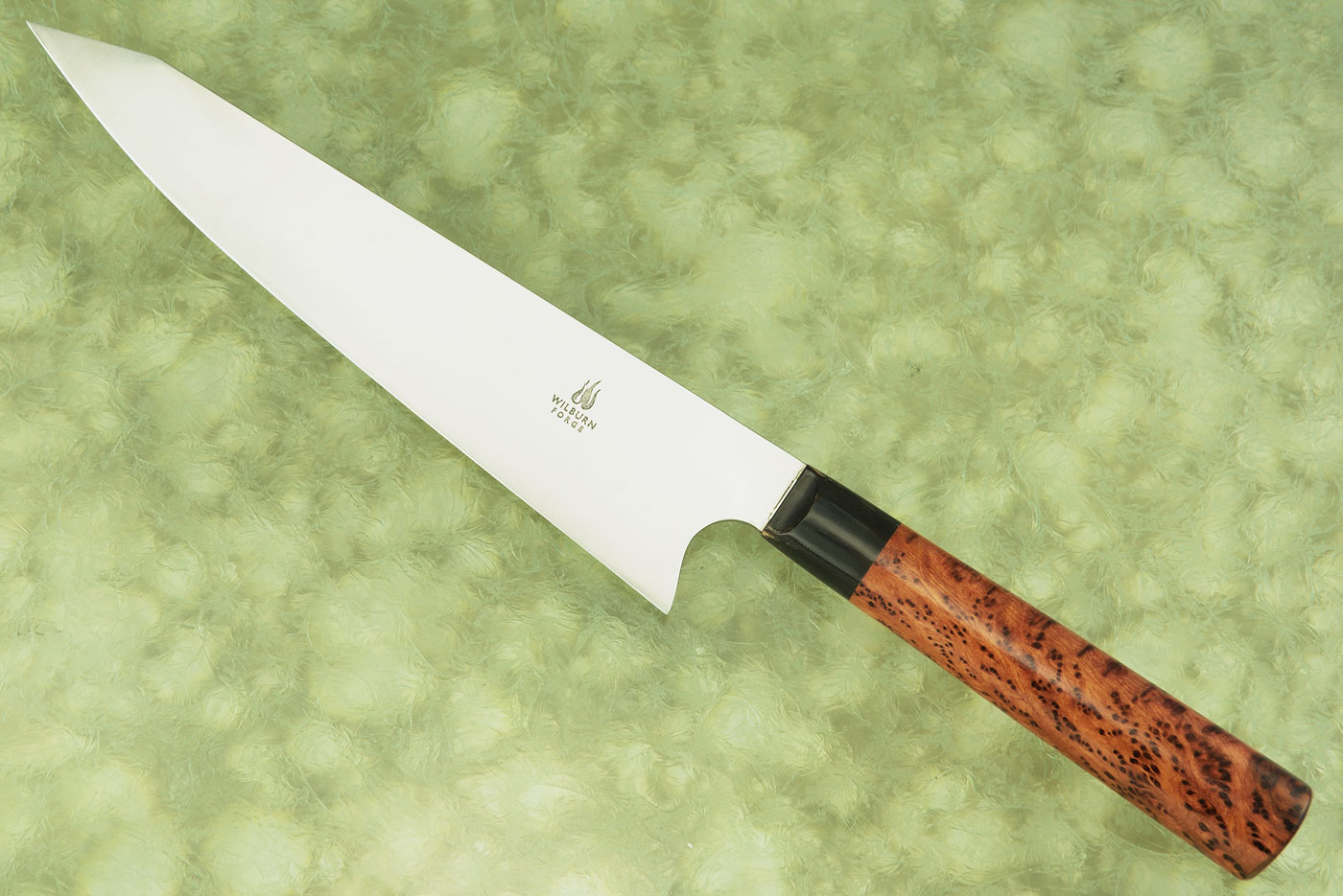 Chef's Knife (Kiritsuke Gyuto) with Redwood Burl (8.6 inches)