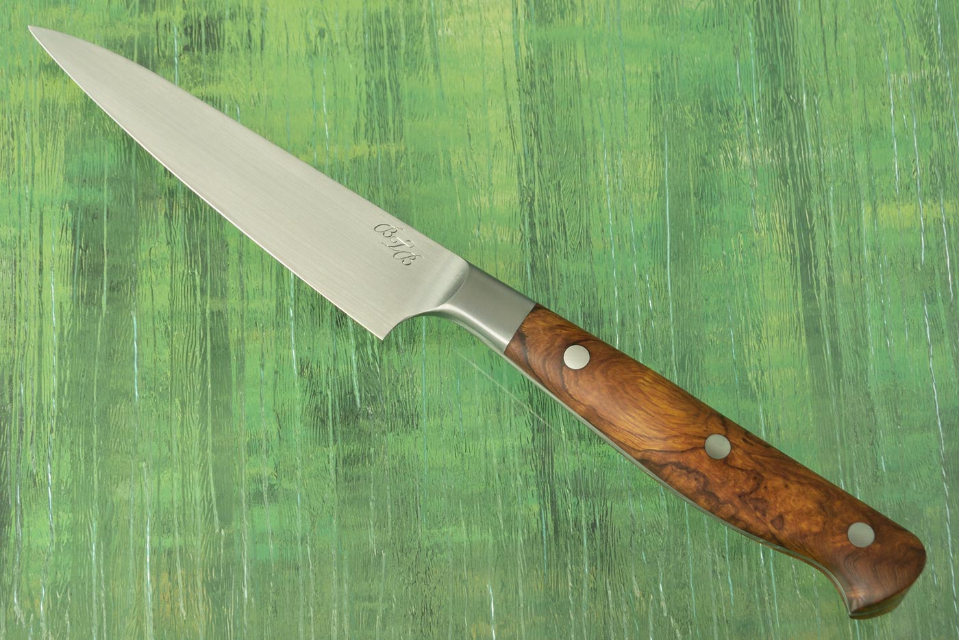 Paring Knife - Integral Mizu-Honyaki with Ironwood (3-3/4