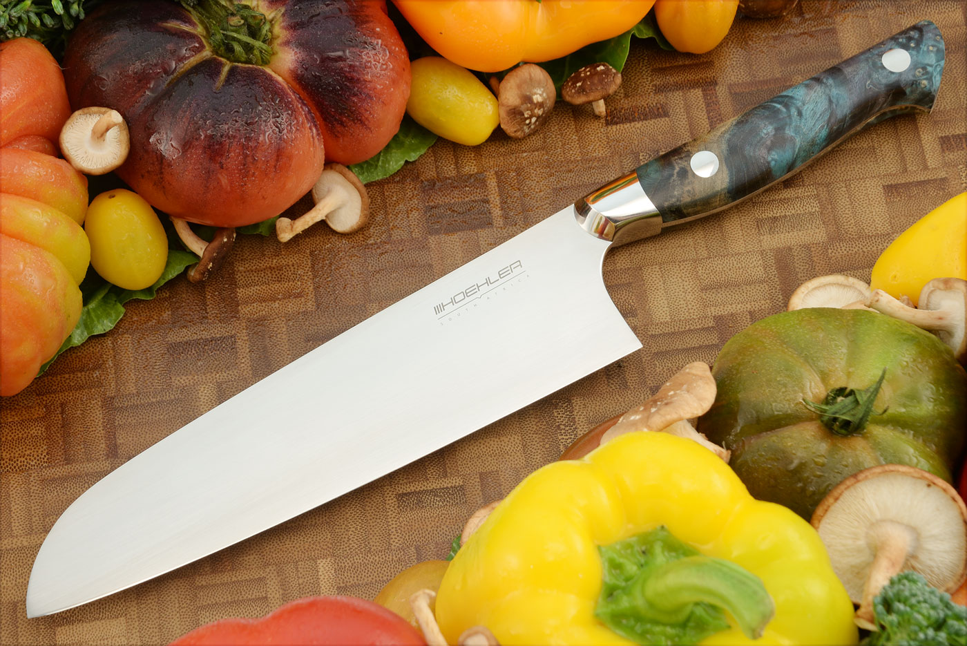 Chef's Knife - Santoku (7 in) with Maple Burl