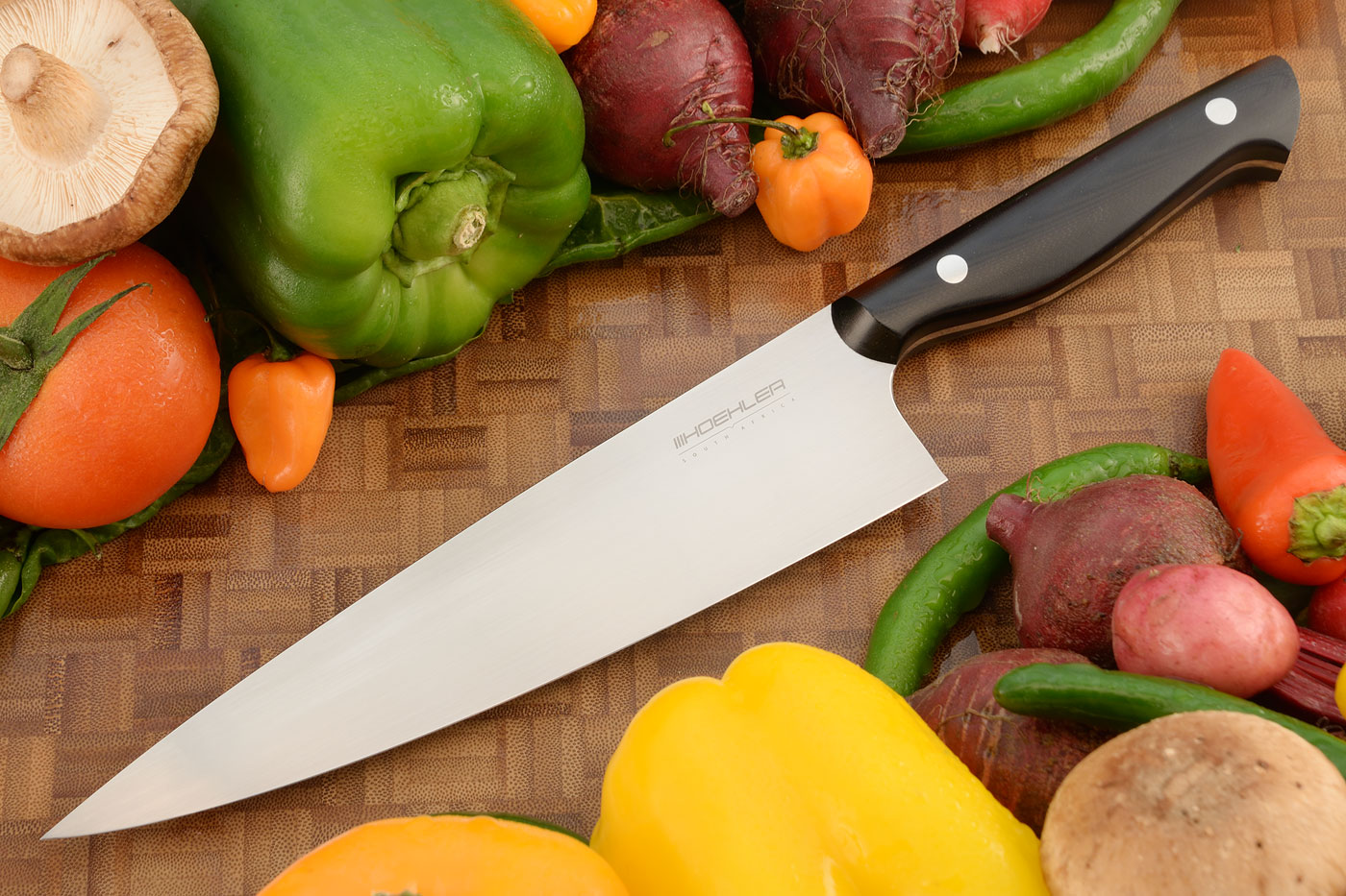 Chef's Knife (8-1/2 in) with Black G-10