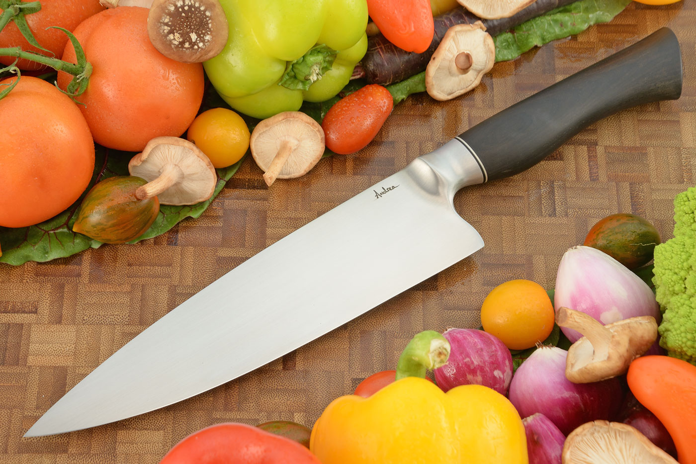 Integral Chef's Knife (8 in.) with African Blackwood<br><i>Journeyman Smith Test Knife</i>