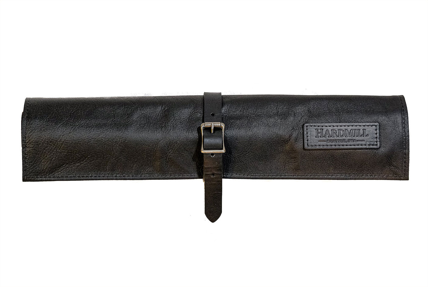 4 Pocket Leather Compact Knife Roll - Black (CK-OL-BK)