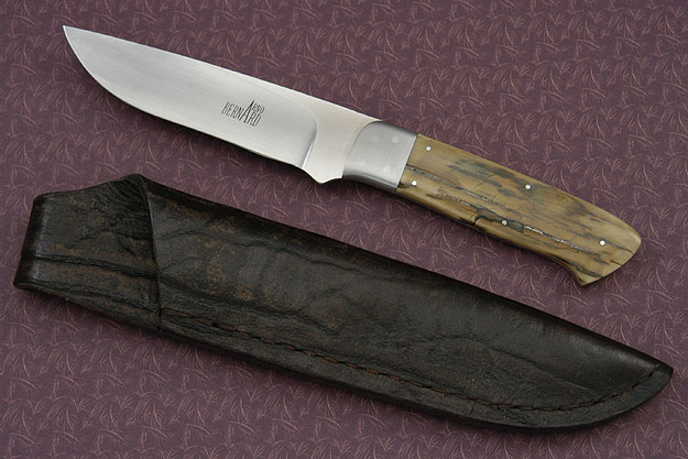 Drop Point Hunter with Mammoth Ivory