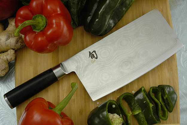 Shun Classic Chinese Vegetable Cleaver - 7  in. (DM0712)