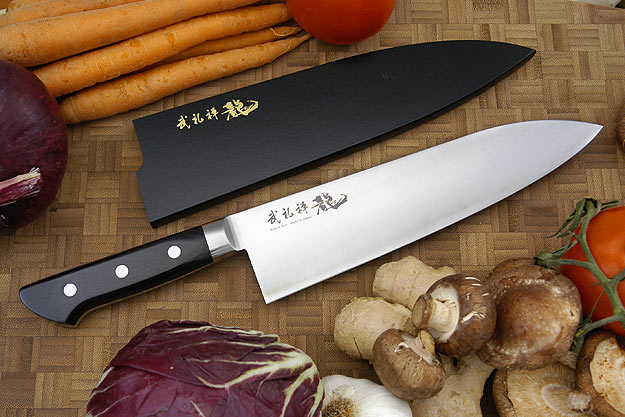 Bu-Rei-Zen (Blazen) Chef's Knife, Heavy - Gyuto Deba - 8 1/4 in. (210mm)