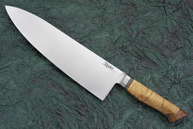 Chef's Knife (8 3/4 in.) with Curly Maple and Koa