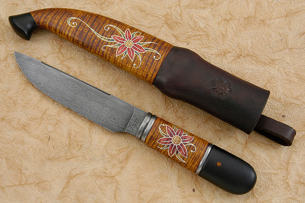 Maple and Ebony Mountain Knife