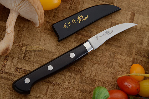 Bu-Rei-Zen (Blazen) Peeling/Garnishing Knife - Tourne Knife - 2-1/2 in. (65mm)