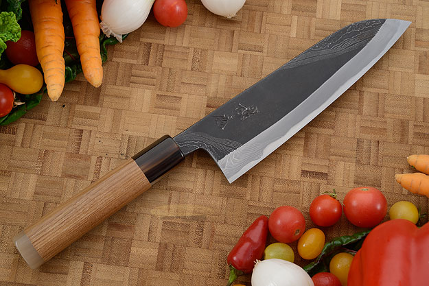 Half Twist Suminagashi Chef's Knife - Santoku - 7-1/8 in. (180mm)