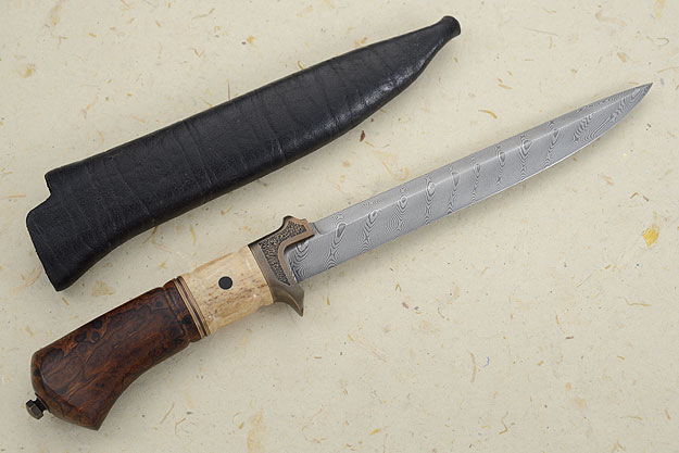 Offset Dagger with Ironwood<br><b><i>Best Art Knife - PKA</i></b>