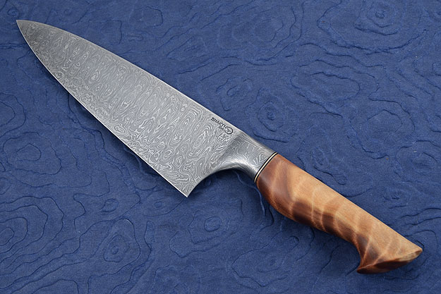 Chef's Knife (7-1/2 in.) with Redwood and Laddered Damascus