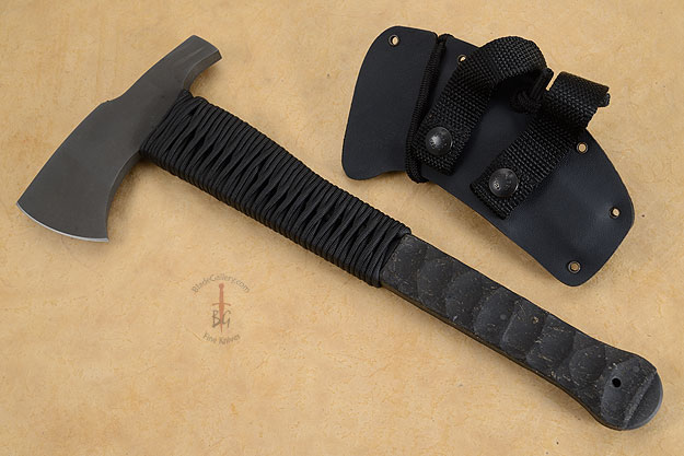 Hammer Combat Axe with Sculpted Rubber, Cord Wrap