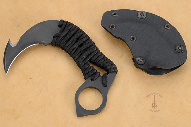 Karambit - Double Edge - with Cord Wrap and Caswell