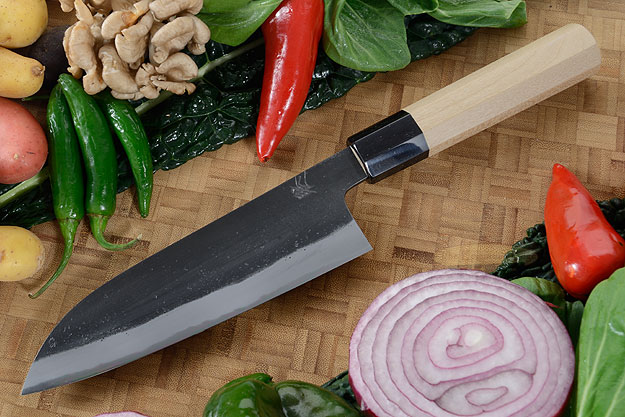 Chef's Knife (Santoku) - 6-1/2 in. (165mm) - Shirogami 2