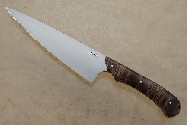 Chef's Knife with Buckeye Burl (7 1/2 inches)