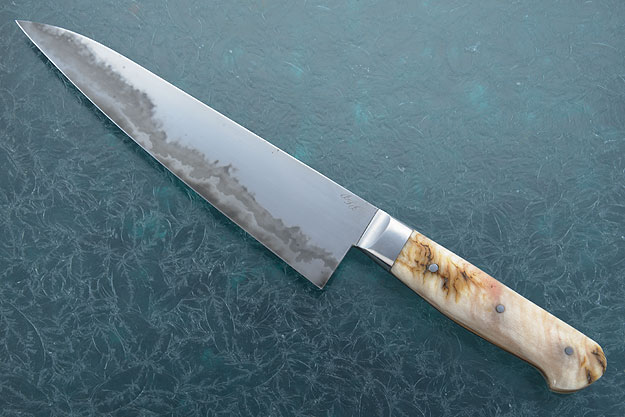 Chef's Knife (Gyuto) - San Mai with Sheep Horn (8-1/2