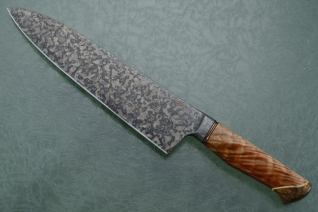 Chef's Knife with Sun Ray Maple (9-1/4 in)