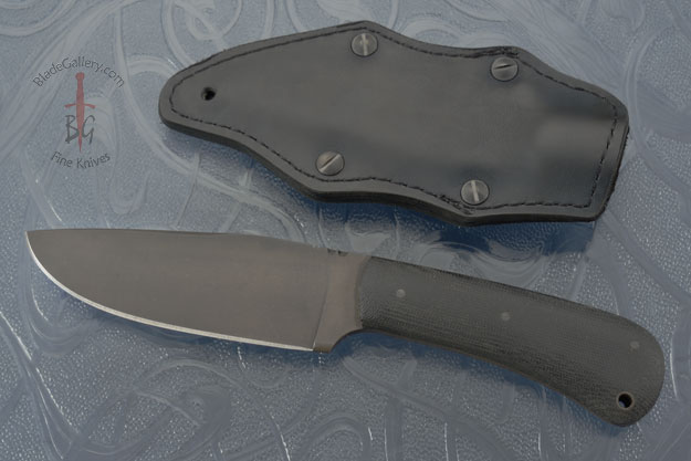 Hunting Knife with Black Micarta