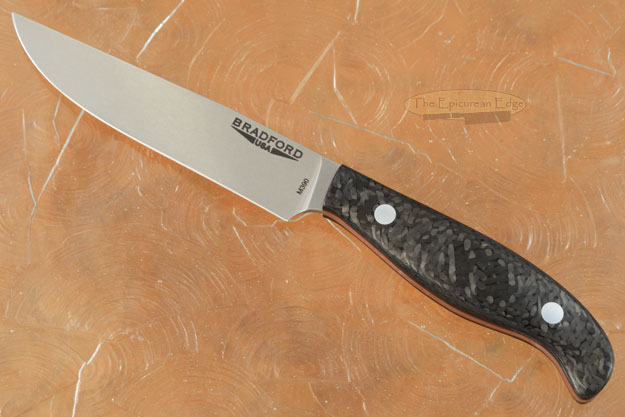 Gatsby Clip Point Steak Knife with Carbon Fiber
