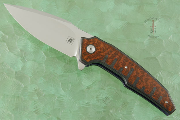 A6 Interframe Flipper with Carbon Fiber and Snakewood (Collaboration with Tashi Bharucha) - Ceramic IKBS