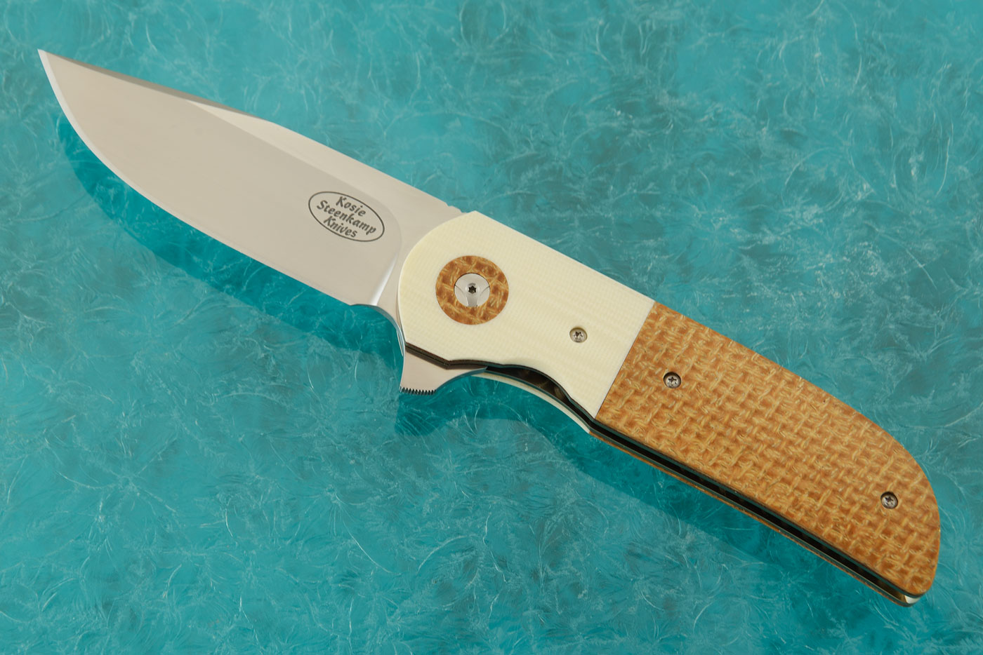 Majesty Flipper with Thunderstorm Kevlar and Ivory G10 (IKBS)